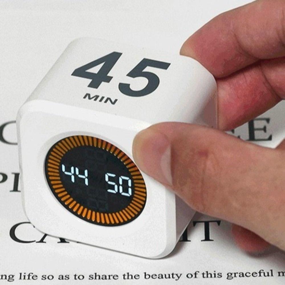 LED Display Productivity Cube Timer Gravity Sensor Gravity Sensor Timer Kids Time Management