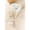 Knitwear Knitted Welsoft Lined Hooded Winter Baby Jumpsuit