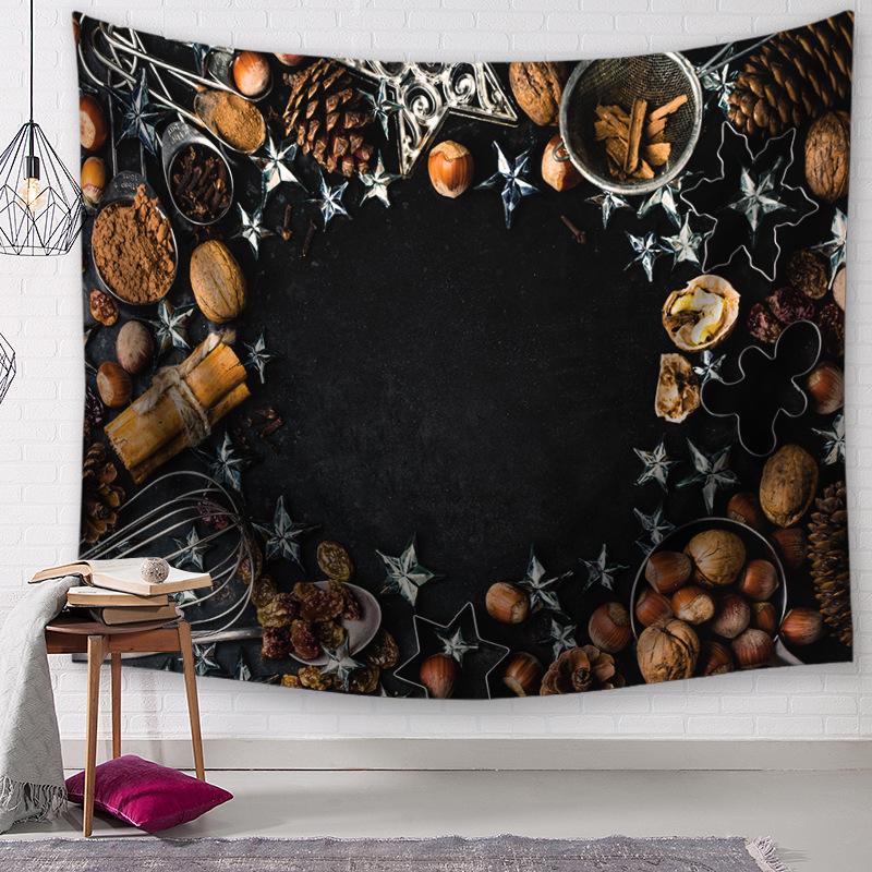 Рождественский гобелен в европейской и американской рождественской серии, гобелен для гостиной, спальни, скатерть