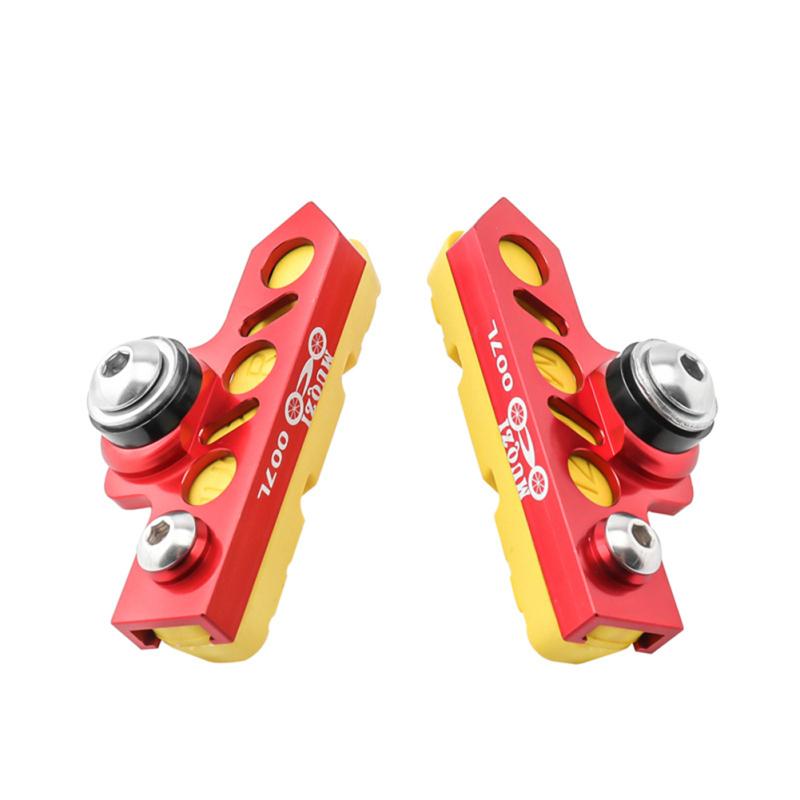 1 пара резиновых тормозных колодок C-образного типа, износостойкие шумопоглощающие удлинительные тормозные колодки для дорог