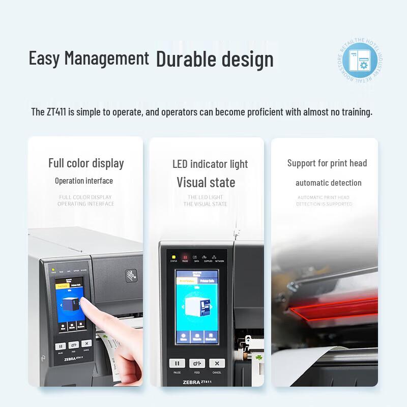 Zebra Industrial Thermal Label and Barcode Printers
