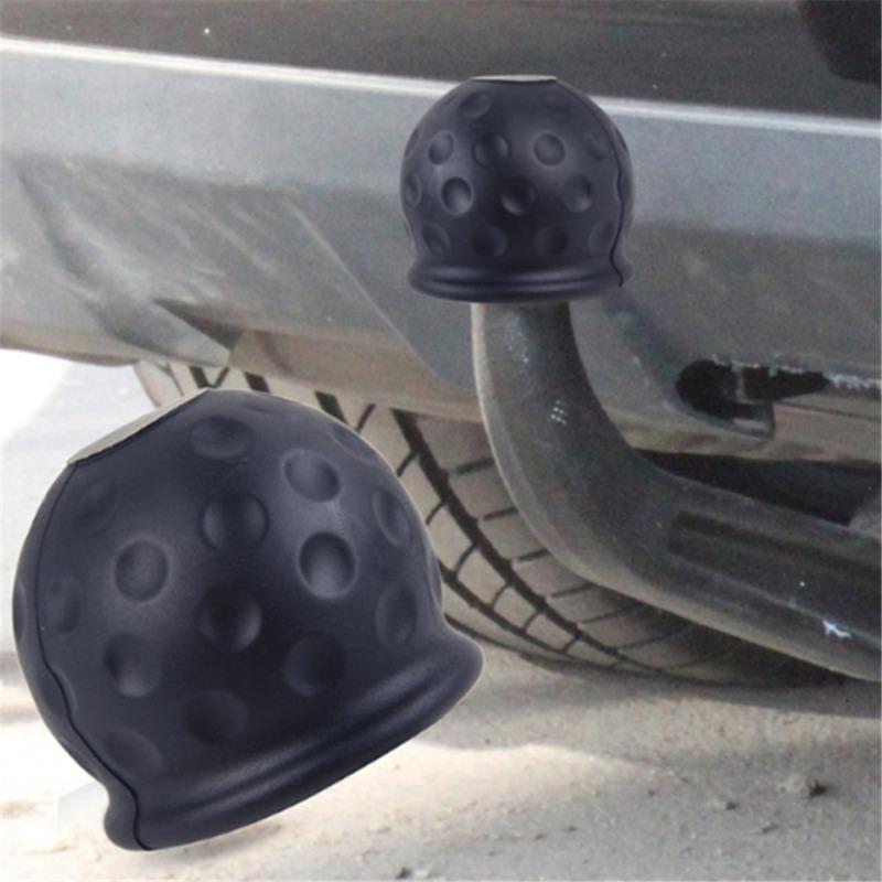 Universal 50MM Tow Bar Ball Cover Cap Trailer Ball Cover Tow Bar Cap Hitch Trailer Towball Protect Car Accessories