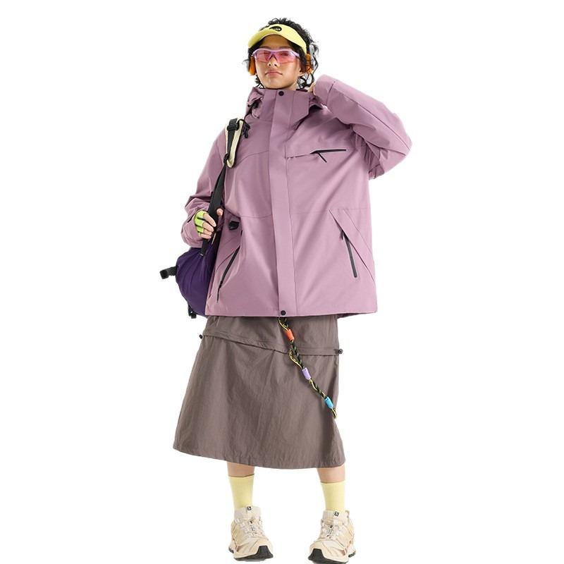 Женская куртка для активного отдыха, костюм для хайкинга, флисовая подкладка, ветрозащитная и водонепроницаемая куртка три-в-одном, мужская, на заказ