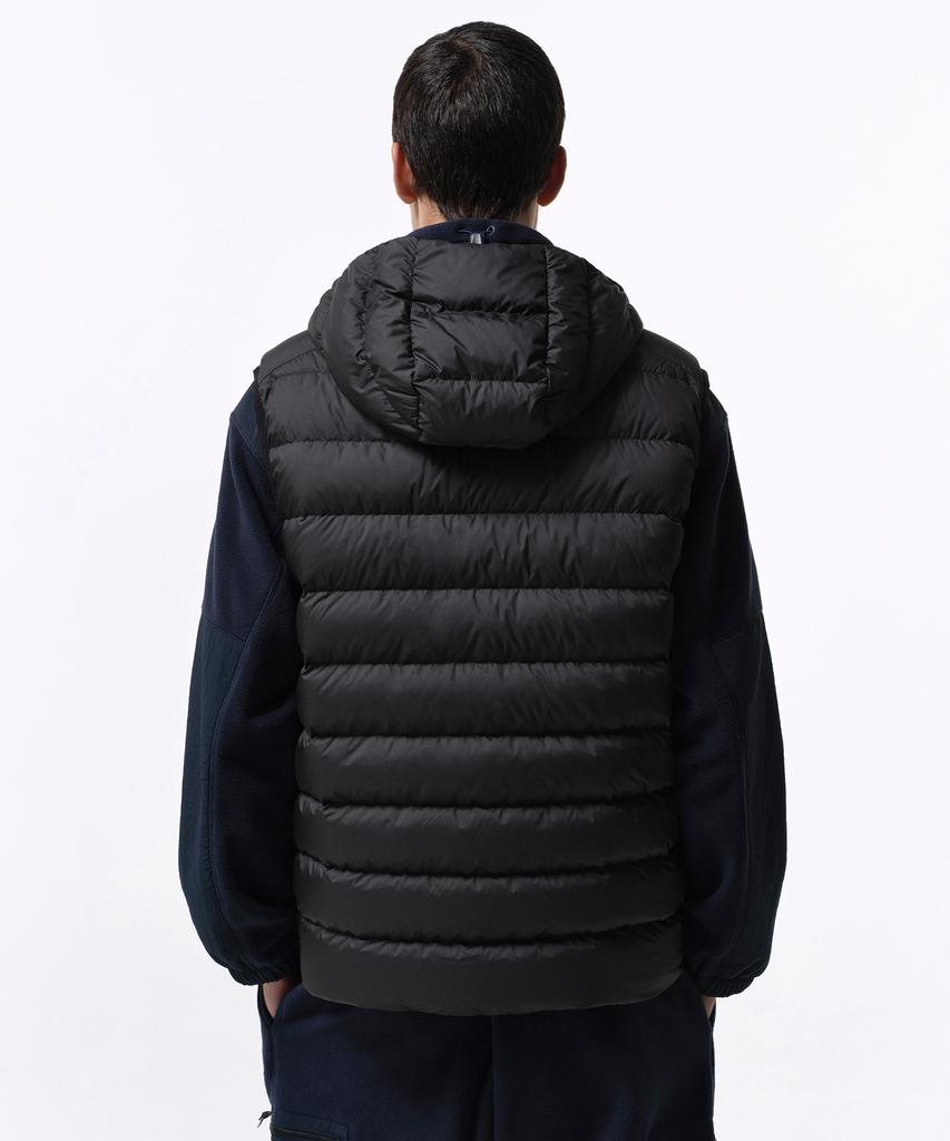 Musinsa Standard [City Leisure] Hooded Light Down Vest [Black]