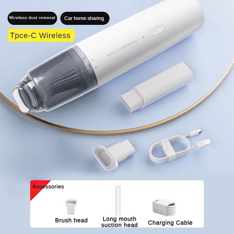Мощный автомобильный пылесос мощностью 120 Вт, портативный беспроводной ручной пылесос, небольшой бытовой настольный пылесос