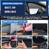 Integrated Curtain with Steering Wheel Cover for Toyota Aqua Easy Installation and Light Side Sunshades for Driver and Passenger 2 Panels 2-in-1