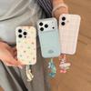 Чехол для iPhone 16/15/17 Pro Max в корейском стиле с принтом в клетку и горошек для женщин