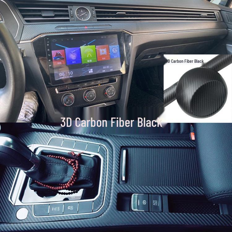 Комплект отделки салона из углеродного волокна для Magotan 20-21: Центральная консоль, рычаг переключения передач и дверная панель