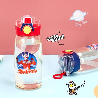 Детские пластиковые стаканчики серии Ultraman, портативные прыгающие чашки с кольцами, летние присоски для детского сада.