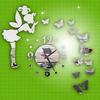 Modern Style Butterfly DIY Mirror Wall Clock Wall Sticker Home Decor