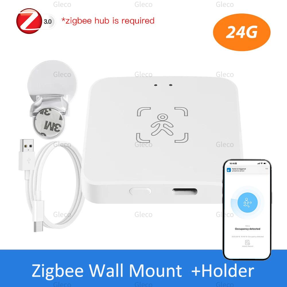 24G Mmwave Radar Human Presence Detector Zigbee Smart Human Motion Sensor Ewelink APP Control Work With 2mqtt Home Assistant