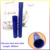 Blue Silicone Flexible Hose  ID30-100mm Length 400mm Air Intake Pipe Radiator Tube High Pressure Temperature R