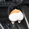 Милый мультяшный автомобильный чехол для рычага переключения передач, мягкий плюшевый чехол для автоматического рычага переключения передач, чехол для ручного тормоза, ремень безопасности, чехол для зеркала заднего вида, автомобильные аксессуары