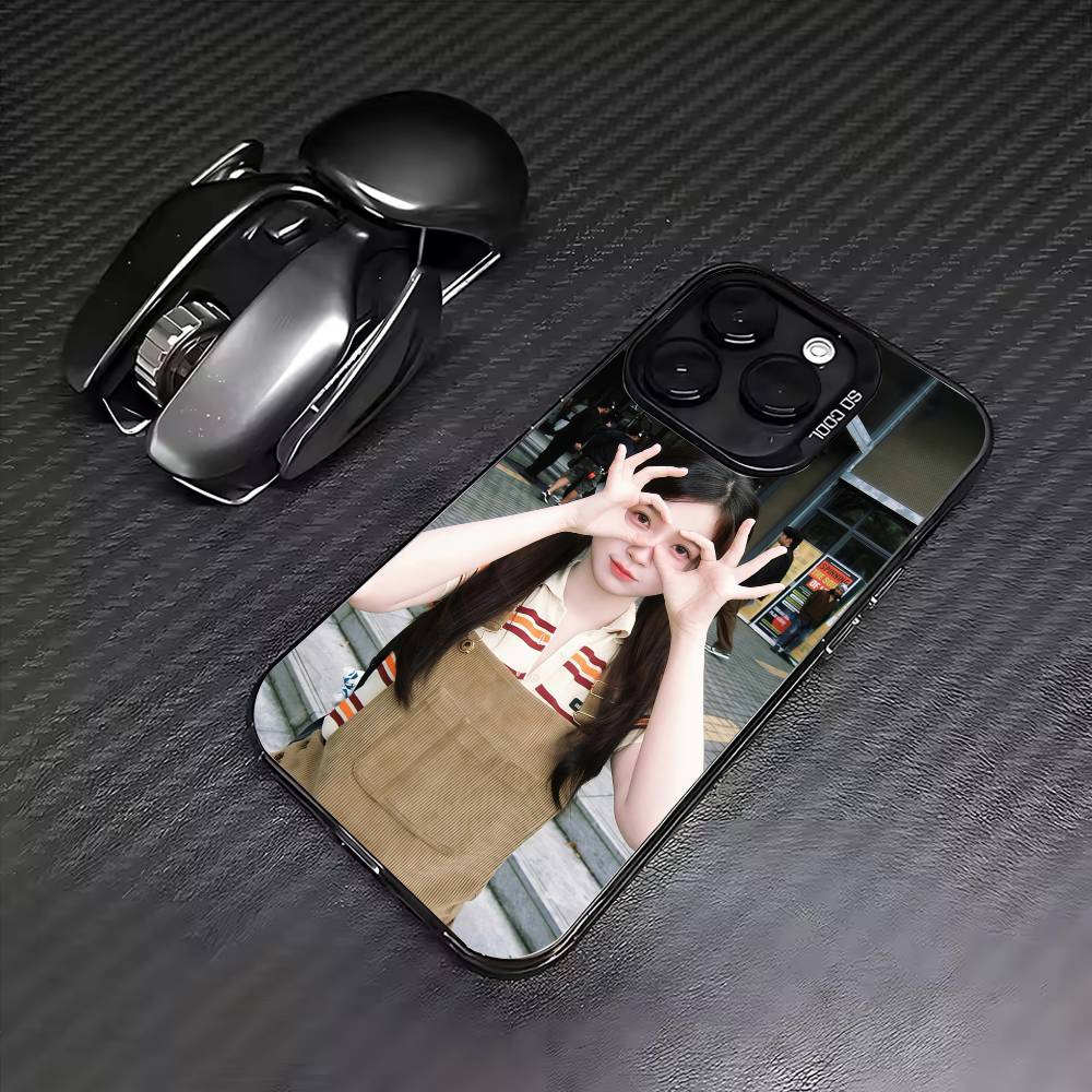Чехол для телефона E-Esther Yu Shuxin Для iPhone 17, 16, 15, 14, 13, 12, 11 Plus, Pro Max, Цветной Серебристый Чехол Funda