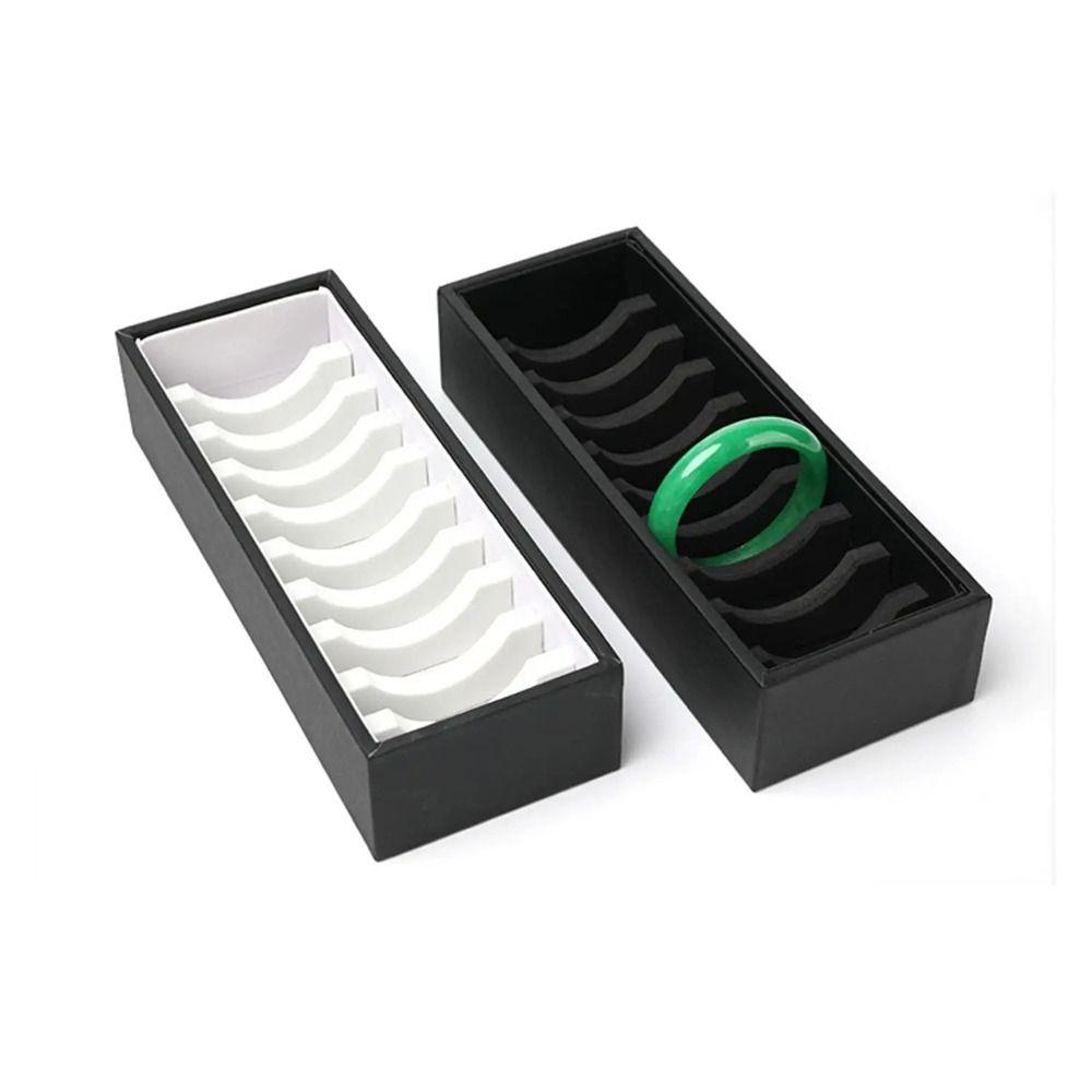 Rectangle Shape Bracelet Storage Tray No Lid Bangle Holder Jewelry Display Box Jewelry Shop