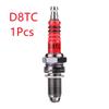 1/2 шт. Гоночная свеча зажигания 3 тройной электрод A7TC D8TC Для GY6 CG 50 70 110 125 150CC Мотоцикл Квадроцикл Скутер Мотоциклетное зажигание