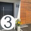 Number Stainless Decor with Address Plaque for Gardens Houses