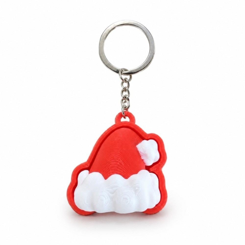 Christmas Tree Special Shape Keycap Pendant Christmas Stocking Press Button Toy Car Pendant
