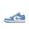 Air Jordan 1 Low GS UNC Patent Kids Sneakers Blue White Legend-Blue FZ3929-114