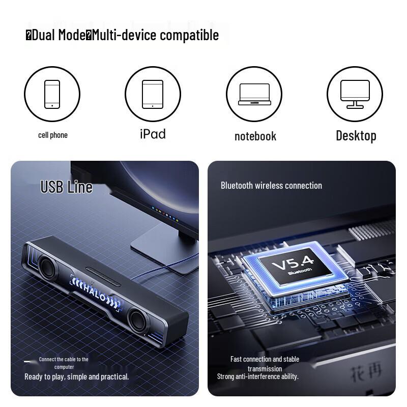 Edifier Игровой саундбар Halo Max Bluetooth 5.4 Динамик CN вилка (адаптер в комплекте) (Китайская версия)