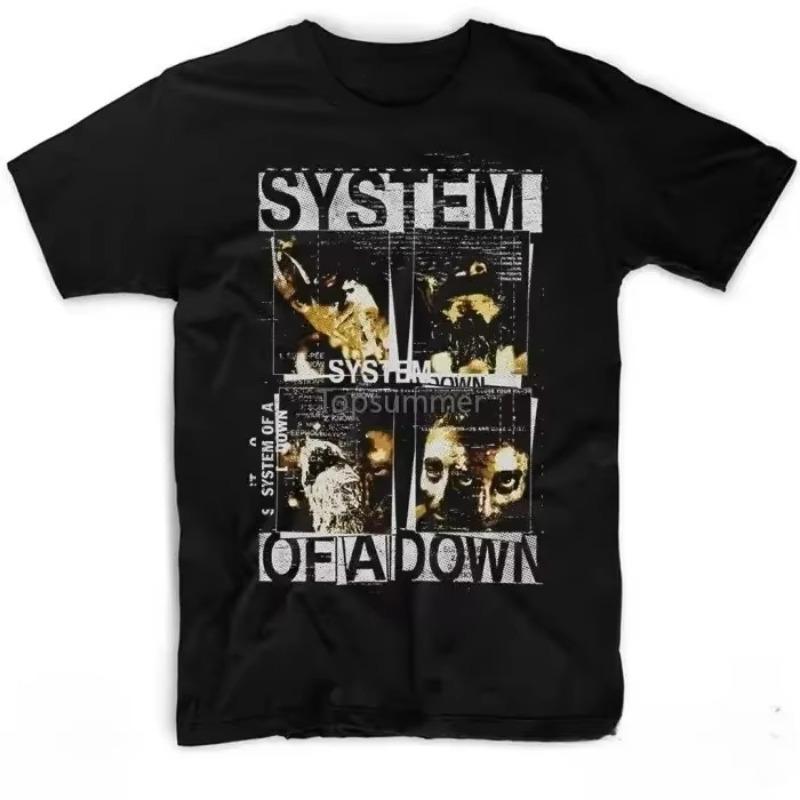 Rock Band System Of A Down Tshirt Summer Musical Funny Logo Awesome T Shirts Hip Hop Tshirt For Short Sleeve Casual Top Tees