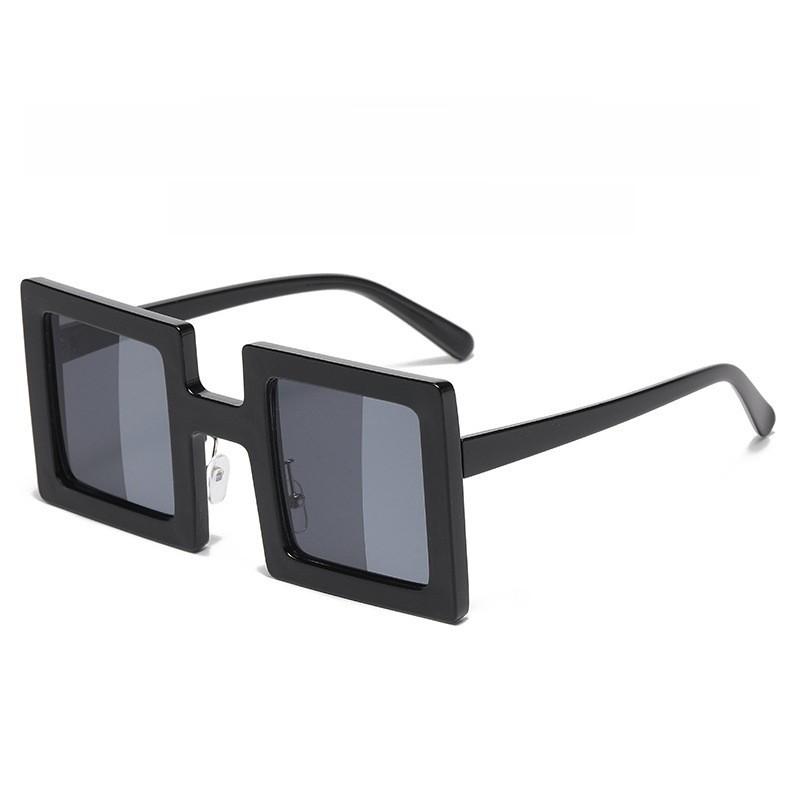 Modern Square Eyewear With Pc Frame And Colorful Silver Lenses For Casual Wear And Driving
