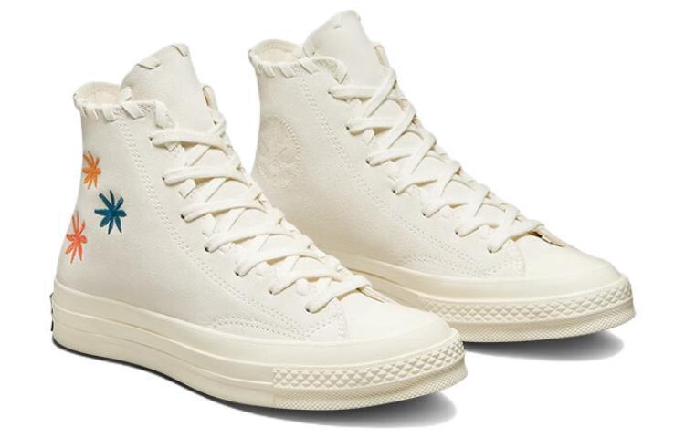 Converse Chuck 70 High Вышитые цветы - Белый - A04298C