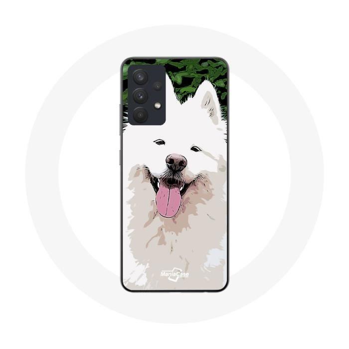 Coque pour Samsung Galaxy A13 4G / A13 4G Lite Samoyède Blanc Race de chiens