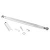 300mm 12in Stripe Long Type Gear Shift Arm Lever Linkage Link Rod Silver
