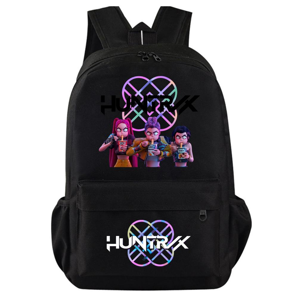 K-Pop Demon Hunters Printed Backpack for Teenager Student Girl Boy Bookbag Schoolbag Women Large Capacity Waterproof Travel Bag Kid Gift Rucksak