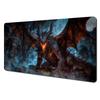 Dark Style Giant Dragon Theme Mouse Pad Desk Mat With Stitched Edges Nonslip Rubber Base Pc Accessories Gaming Mat Magic Mat