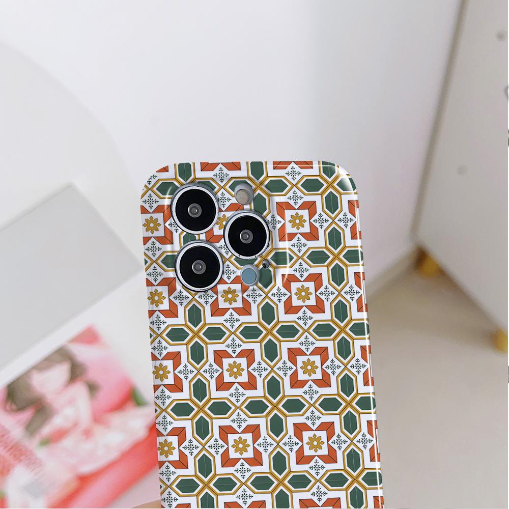 Все включено Пленка Чехол для телефона Мультяшный Модный дизайн Жесткий чехол Полная защита Защита камеры Чехол для iPhone Huawei Honor Vivo Google