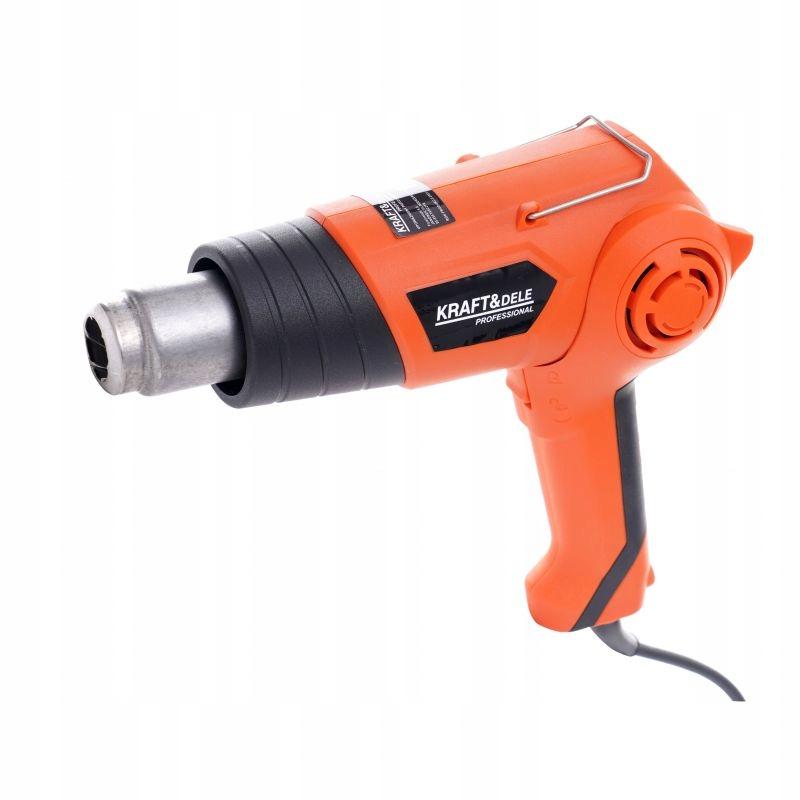 Electric Heat Gun with LCD Display 230V 2000W 2 Speeds 4 Nozzles Kd3029