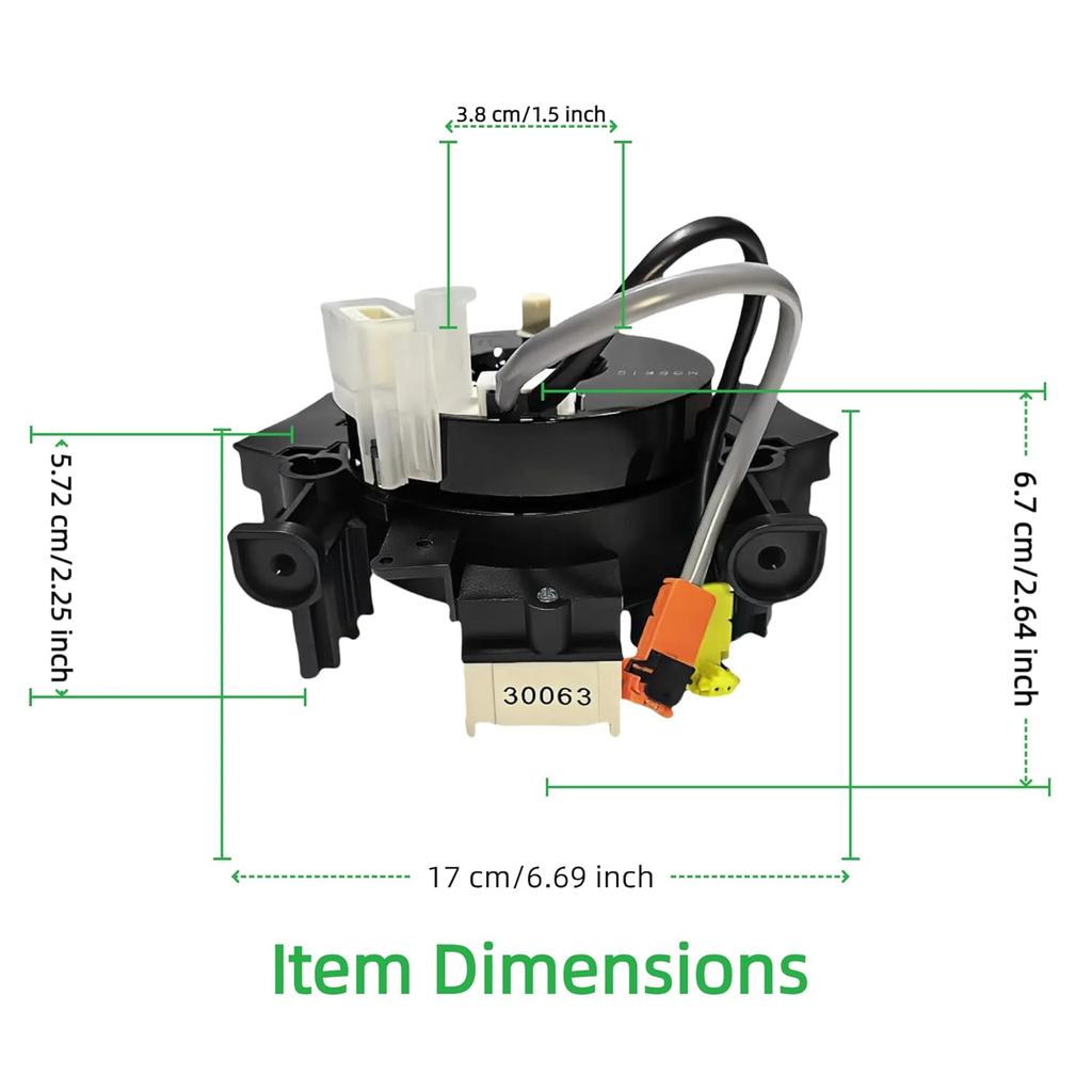 B5567-CB66A Запасной проводной подрулевой шлейф для Nissan Titan 2004-2015, Rogue 2007-2015, Versa/Sentra 2007-2012, Murano 2003-2007, Maxima/Quest/350Z
