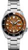 Automatic Watch 5 Sports LumiBrite Hands and Rotating Water Resistant To Orange Modern Men's - - Day/Date Calendar, Markers, Bezel, 100m, -