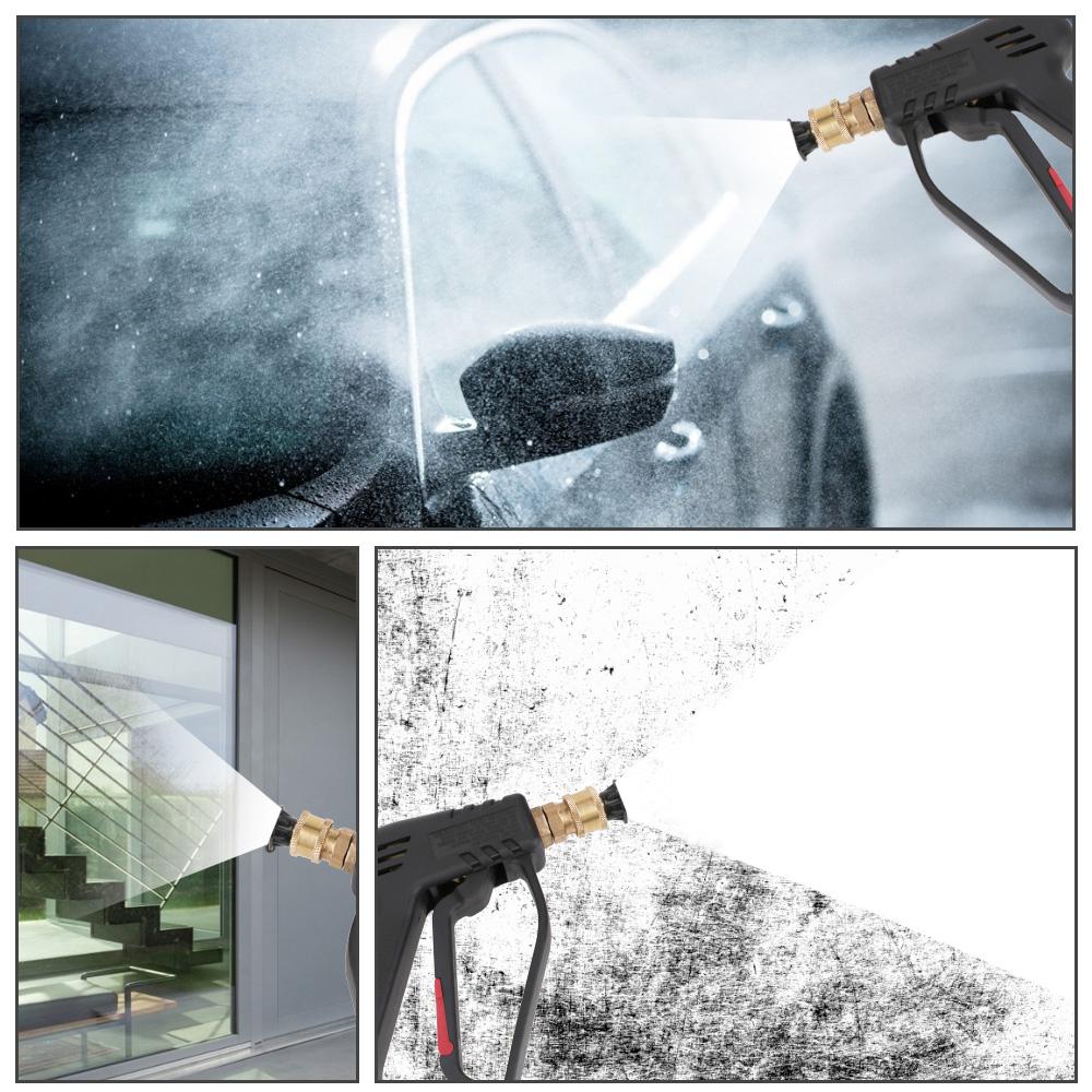 4000PSI M22 14MM High Pressure with 5 Quick Connect for Car Cleaning Cleaning Water Gun For Karcher/Nilfisk Color Nozzle Kit