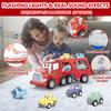 Toddler Toys Car - 5 In 1 Music and Lighting Carrier Trucks - Age Kids 1-2 Toys 12-18 Months Christmas Party Birthday Baby Gift Toddler Toys Age 2-4