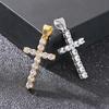 Zircon Accessories, Hip Hop Hiphop Micro-Studded Diamond Cross Stainless Steel Men'S Pendant
