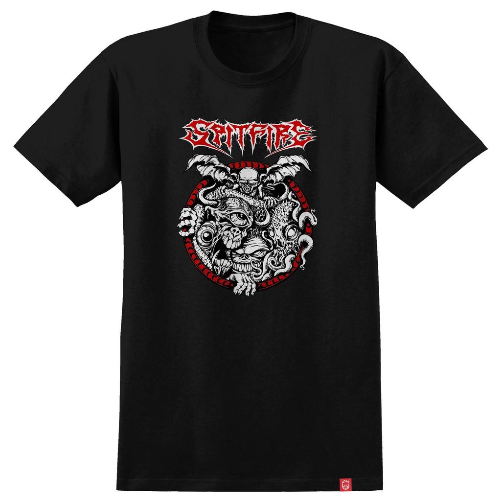 Футболка Spitfire Wheels Demon Gate Черный/Красный/Белый