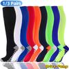 New Compression Socks Knee High 20-30 Mmhg Fit Medical Edema Diabetes Varicose Veins Running Marathon Compression Sports Socks
