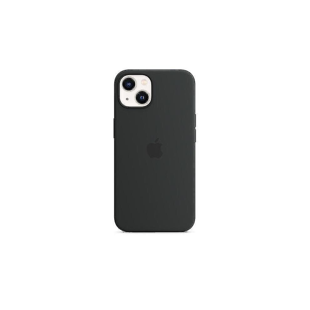 (полночь) Силиконовый чехол с MagSafe для iPhone 13
