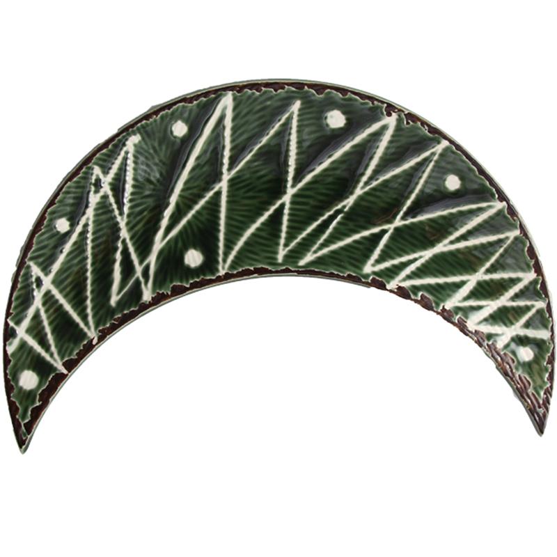 Креативная керамическая японская кухонная тарелка Суши Тарелка Лунная тарелка Японская посуда Сашиме Рекламный ролик