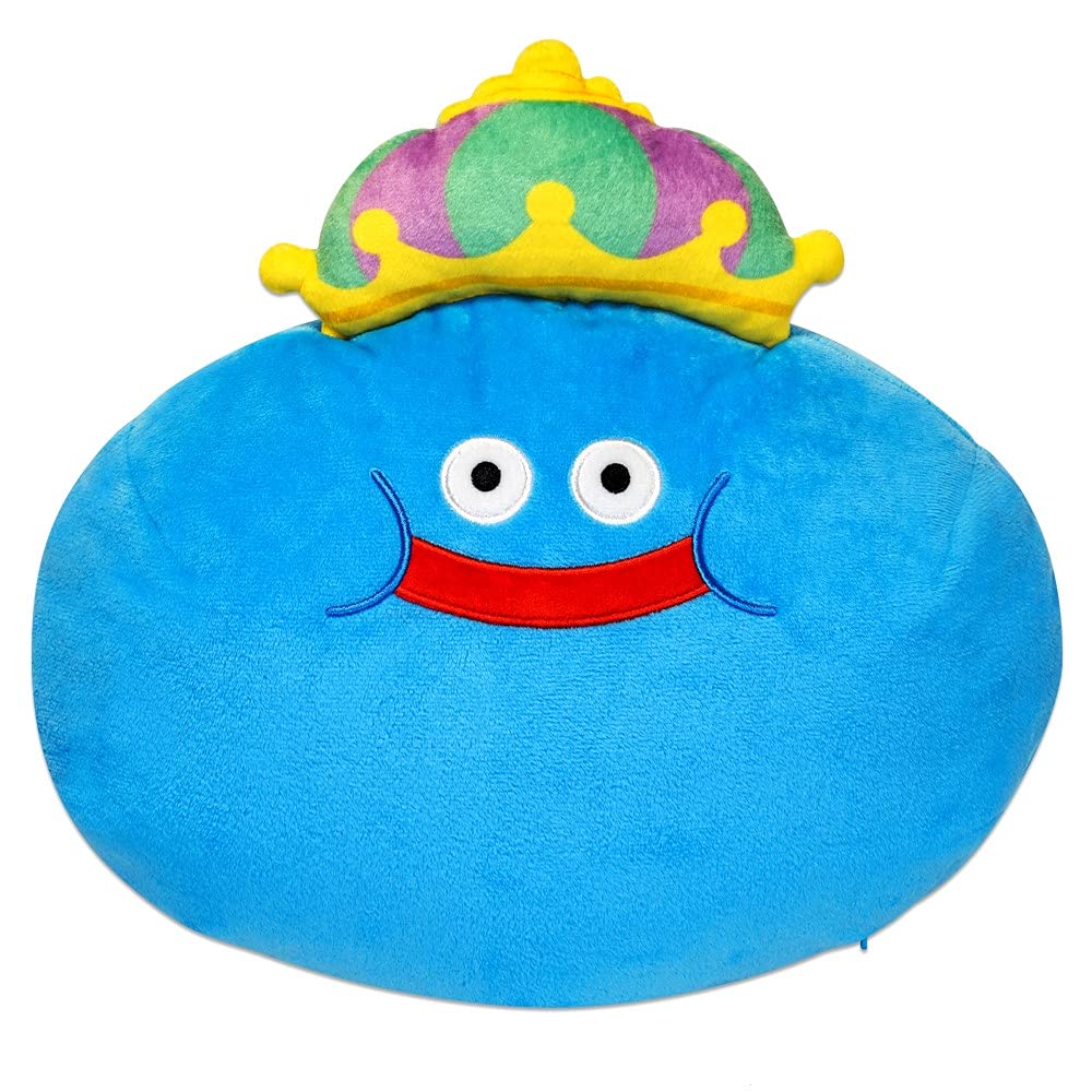 Dragon Quest Travel Plush Neck Pillow King Slime