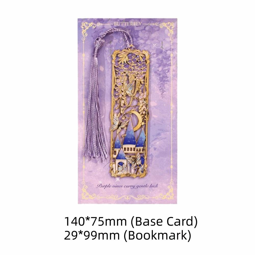 Hollow Out Design Hollow Out Metal Bookmark Butterfly Pattern Decorative Bookmark Reading Gift