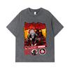 275 GSM Washed T-shirts 100% Cotton Dandadan V26 Okarun Turbo Print Unisex Heavy Cotton T Shirt
