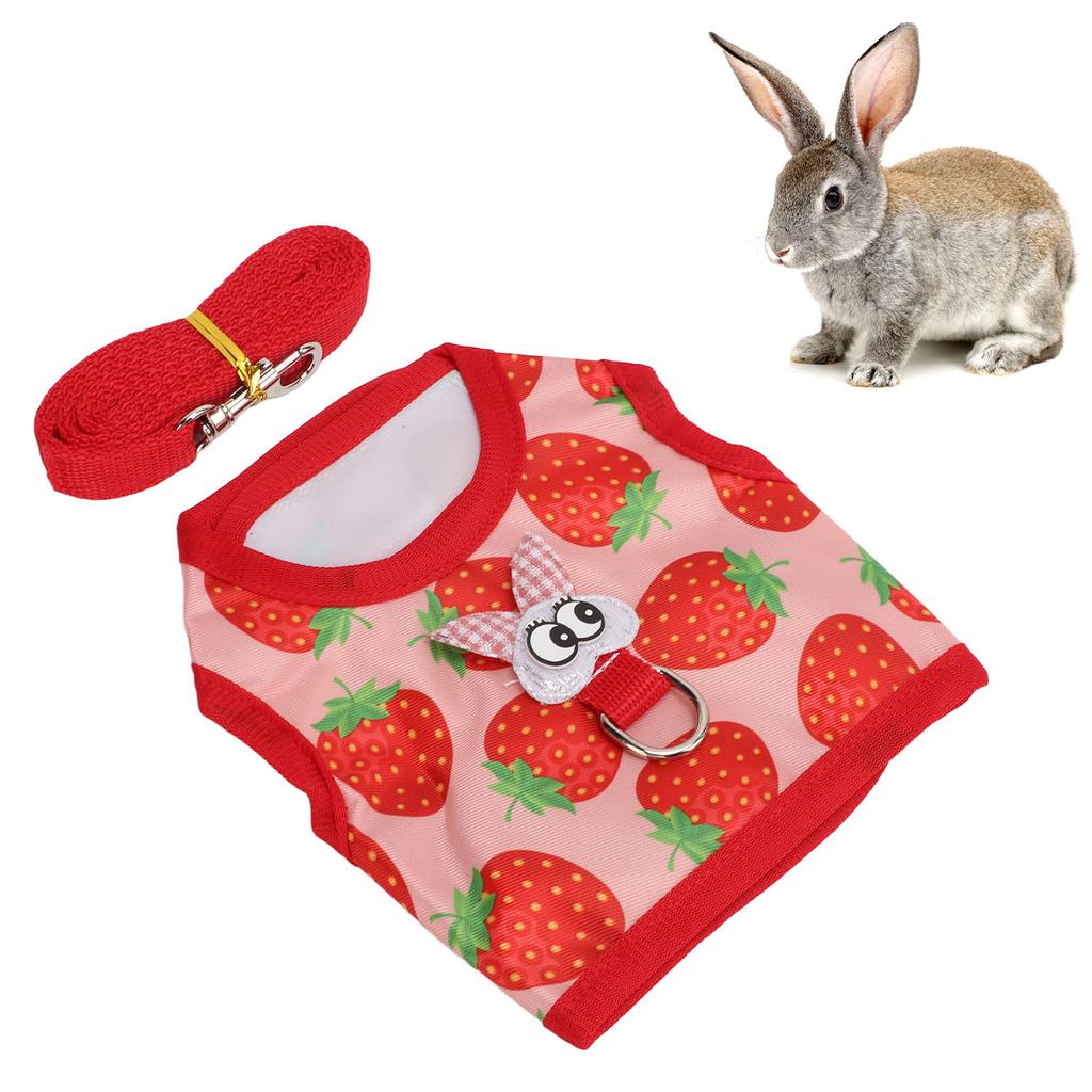 Одежда для домашних животных Bunny, жилет для маленьких животных с ремешком для хомяка Тоторо, золотистый медведь, кролик L