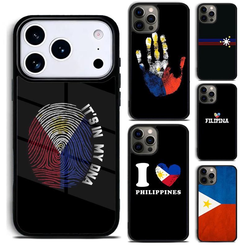 Philippines Flag soft Phone Case for iPhone 17 16 15 Pro Max Air 14 13 12 11 Plus Shockproof Capa Cover