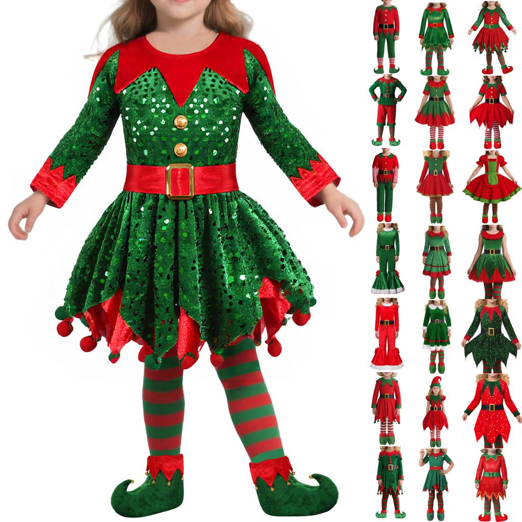 Детские рождественские костюмы, Праздничные костюмы для выступлений в рождественской тематике
