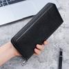 Long Men's Zipper Wallet Large Wallet Clutch Bag Mobile Phone Bag Leisure Business Card Money.