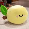 Плюшевая игрушка Фрукт с улыбающимся лицом Набитая мягкая Банан Персик Хурма Груша Помидор Яблоко Милый плюшевый маленький реквизит Домашний декор Подарок